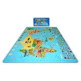 Alessco, Inc. World Map World Map Tile Set Rubber