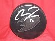 Corey Perry Autographed Anaheim Ducks Logo Hockey Puck, Proof Photo of Corey Signing for Us.