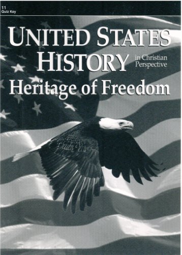 United States History in Christian Perspective: Heritage of Freedom -- Student Quizzes
