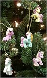5-Piece My Little Pony Mini Christmas Ornament Set