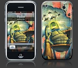 Apple iPhone Premium Vinyl Skin - Robo (GelaSkins Brand) Made in Canada