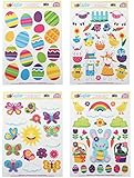 Easter Window Cling Decorations - 4 Large Sheet Sets