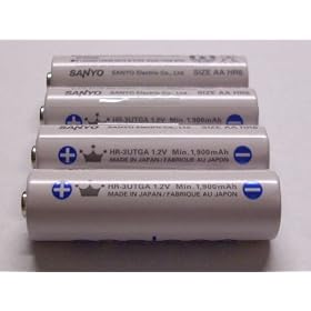 Sanyo Pre-Charged Rechargeable Batteries