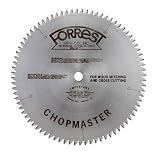 Forrest CM10806105 Chopmaster 10-Inch 80 Tooth ATBR Miter and Radial Saw Blade with 5/8-Inch Arbor