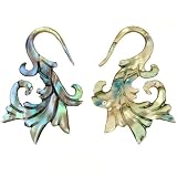 Pair of Abalone Shell Blooms: 14g