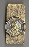 Gorgeous 2-Toned Gold & Silver Mexican Eagle - (Hinged) Money clips