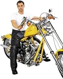 River Road Men's Moto Leather Chaps M
