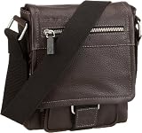 Strellson Messenger SV 01/91/12106-860 Herren Schultertaschen, Braun  (d.brown), 18 x 22 x 6 cm (B x H x T)