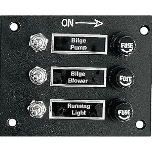Whitecap Nonilluminated Bakelite Switch Panels (6switch) by