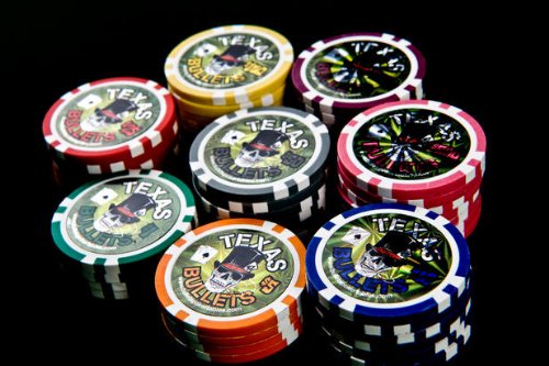TEXAS CASINO POKER CHIPS 1000 PIECE PCS SET 13.5g CLAY [Toy]