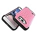 Galaxy S6 Active Case, Cimo [Shockproof] Heavy Duty Shock Absorbing Hybrid Stud Rhinestone Bling Dual Layer Protection Cover for Samsung Galaxy S6 Active (2015) - Pink