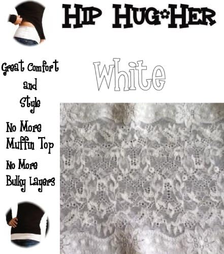 Dessas Danty Hip Hug Her Top Lace Layer Accessory - White - Size Large/XLarge