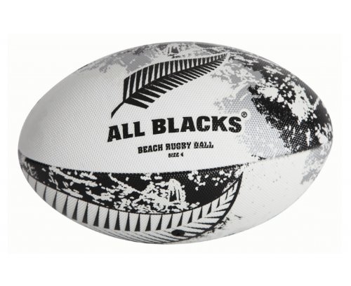 Gilbert Beach New Zealand All Rugby Ball (Black)