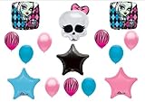 Monster High Skullette Birthday Balloon Bouquet Kit