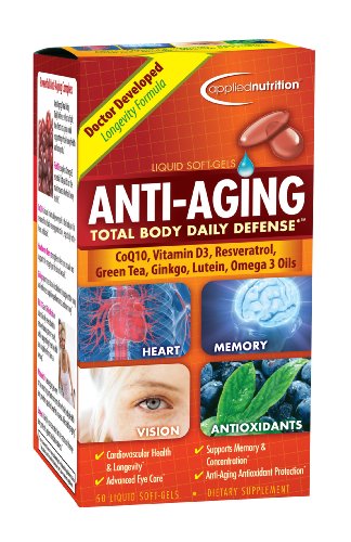 Applied Nutrition Anti-aging Total Body Daily Defense, 50-Count