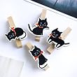 [Cute Cat] - Wooden Clips / Wooden Clamps / Mini Clips