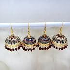 Earrings - Meenakari Tokri Earring Combo 6