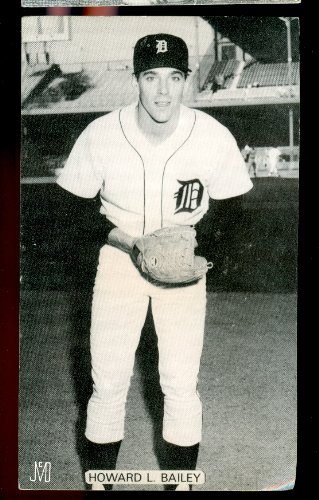 Howard Bailey Detroit Tigers - 1970s J D McCarthy Photo Postcard
