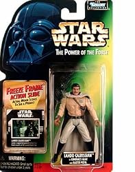 Star Wars Power of the Force Freeze Frame Lando Calrissian in General's Gear with Blaster Pistol