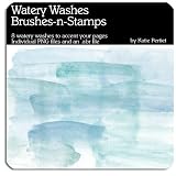 Photoshop Brushes - Watery Washes Brushes and Stamps
