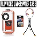 Flip Video AWC2T Underwater Case for Flip Ultra Series Camcorders + Accessory Kit