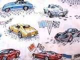 Corvette white hawaiian shirt