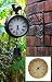 Cockerel and Bell outdoor clock and Thermometer