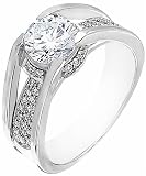 NEW DIAMOND WHITE GOLD LADIES RING