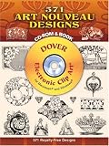 571 Art Nouveau Designs CD-ROM and Book (Dover Electronic Clip Art)