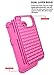 Style4U S7 Edge Case, Galaxy S7 Edge Case, Studded Rhinestone Crystal Bling Hybrid Armor Case Cover for Samsung Galaxy S7 Edge with 1 Stylus (Hot Pink)