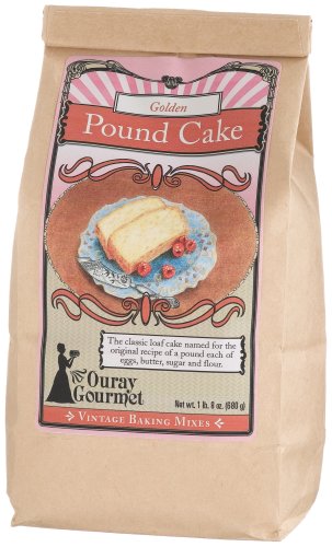 Ouray Gourmet Vintage Golden Pound Cake Mix, 24-Ounce Bags (Pack of 3) by Ouray Gourmet