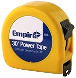 Empire Level 6936 Power Tape 30-Feet by 1-Inch, Yellow Case