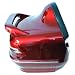 Scooter Motorcycle Back Trunk Tail Box Luggage Top Case Red