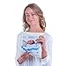 SnoozeWise® Hypoallergenic Pillow Cover Zip Encasement with Sleeping Mask and Earplugs (1 Pack 22.4x14.4 inches) 100% Polyester. Prevents Dust Mites, Odors, Allergies, Asthma, Mold. Machine Washable.