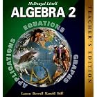 Algebra 2: Applications, Equations, Graphs (McDougal Littell) by Ron Larson, Laurie Boswell, Timothy D. Kanold, and Lee Stiff