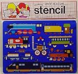 Train Stencil & Color Guide
