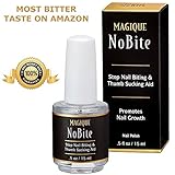 Stop Nail Biting, Stop Thumb Sucking Treatment for Kids & Adults - Promotes Nail Growth - Magique No Bite, 0.5-Fluid Ounce