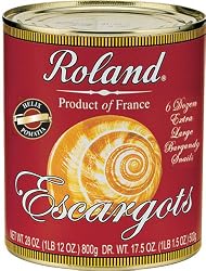Roland Burgundy Snails, Extra Large (72 Count) from France, 28-Ounce Can