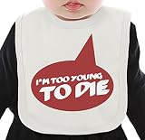 Too young to die ネクタイを有する有機ビブ Medium