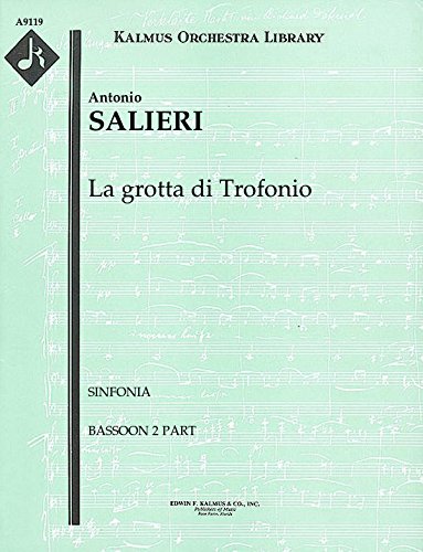 La grotta di Trofonio (Sinfonia): Bassoon 2 part (Qty 4) [A9119]