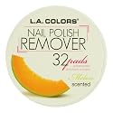 L.A. Colors Nail Polish Remover, Melon Scented, 32 Pads