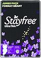 Stayfree Ultra Thin Pads Overnight with Wings, 40 Count
