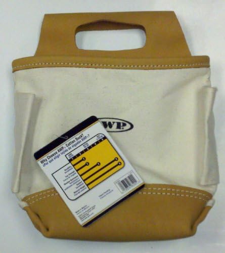 AWP Cotton Bolt Bag with Leather Handle