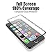 iPhone 6s Screen Protector, Allytech(TM) Full Screen Tempered Glass Protector [HD Clear] [Scratch-Resistant] [Bubble Free Easy Installation] [Full Screen Protection] for 4.7 inches iPhone 6s/6 (Black)