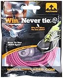 NATHAN Lock Laces, Purple/Pink