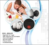 from Puregadgets Puregadgets Ultra Quick Non-Stick Electric Egg Boiler Cooker for up to 7 Eggs Stainless Steel construction produces 7 perfectly boiled eggs