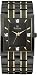 Bulova Men's 98D004 Black Two-tone Stainless-Steel Quartz Watch with Black Dial