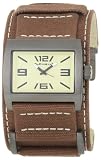 Vestal Men's LGA018 Legionnaire Brown Gun Ion-Plated Canvas Watch