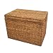 Rectangular Banana Leaf Woven Trunk