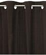 Umbra Velvette 50 X 96-Inch Drapery Panel with Grommet Top, Chocolate